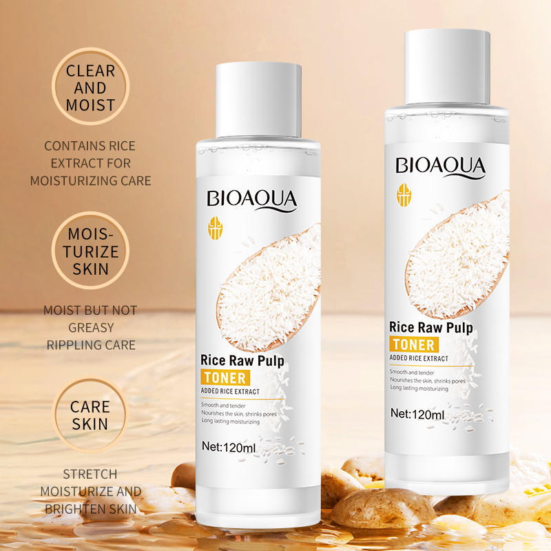Centella Asiatica Toner - BIOAOUA Essence Water Rice Puree Tone