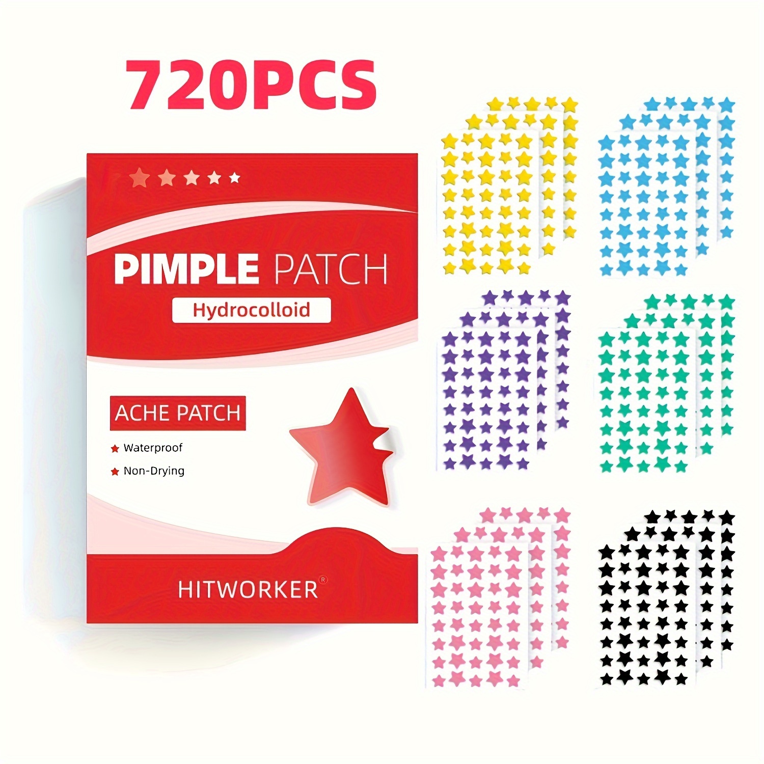 240/720/960 pcs 6-Color Star P - Skincare You reseña y precio