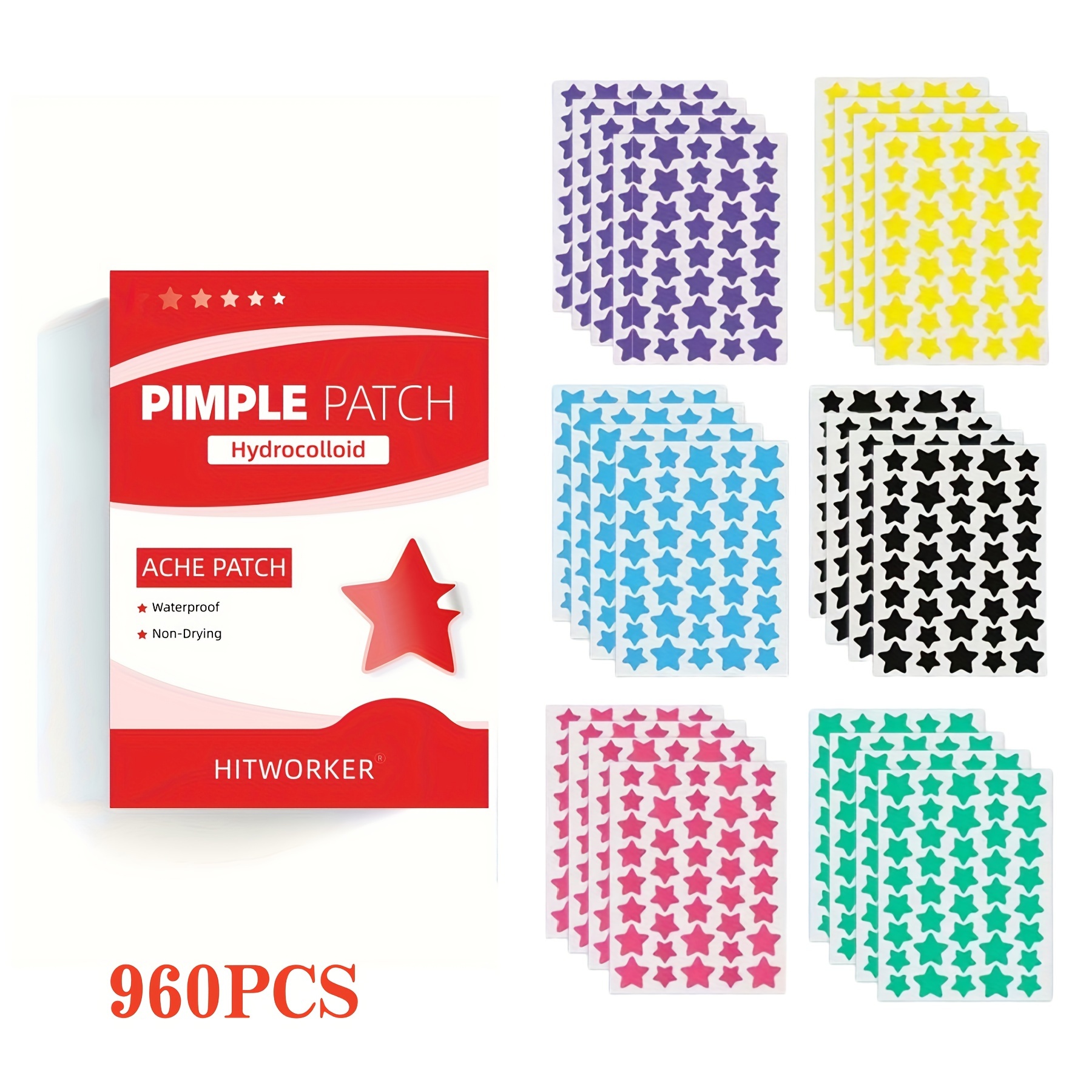 240/720/960 pcs 6-Color Star P - Skincare You reseña y precio