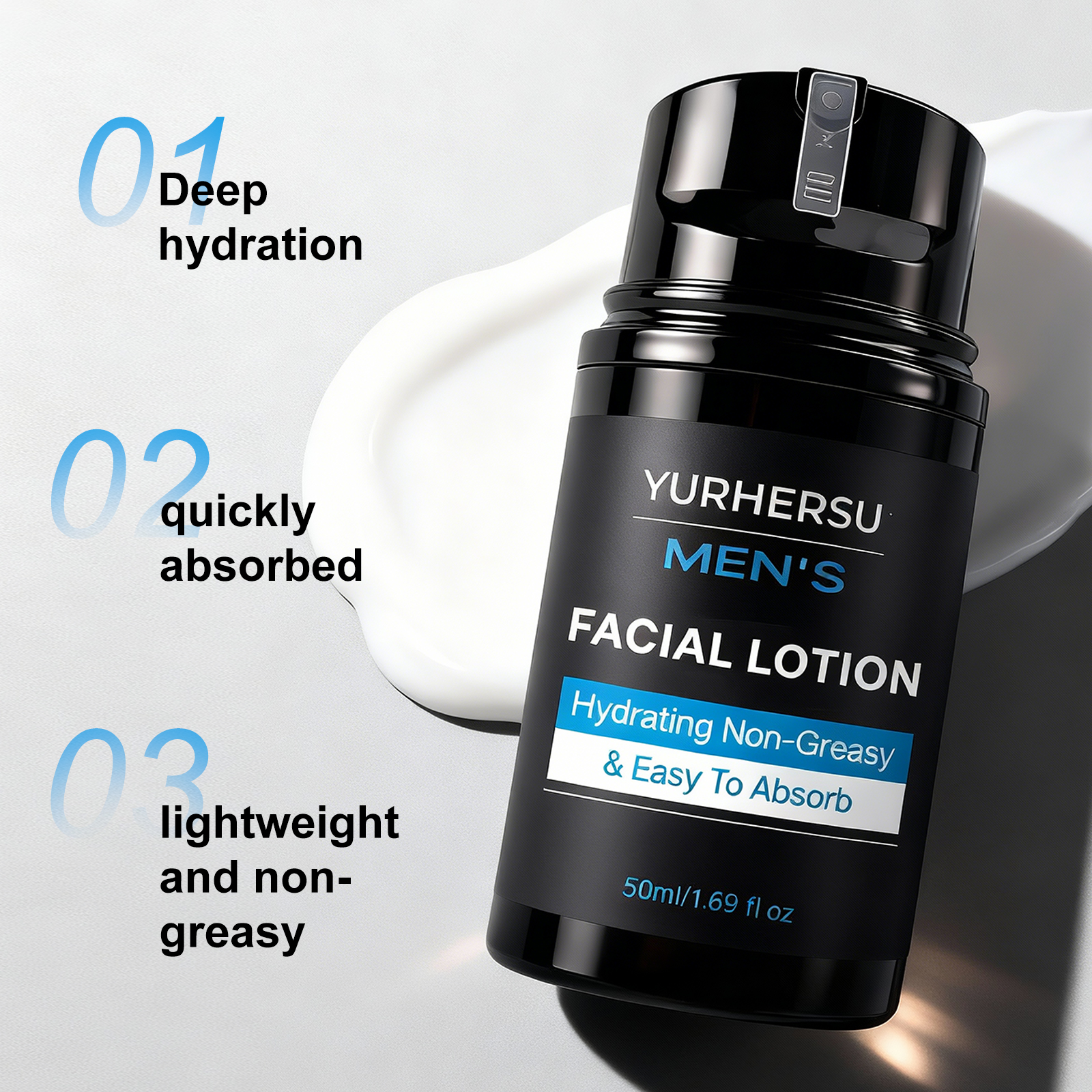 Men's Moisturizing Lotion Face - Skincare Niacinamide reseña y precio