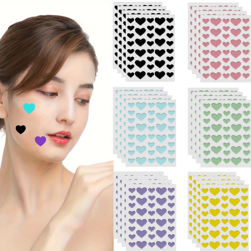 864PCS Cute Heart Shape Pimple - Skincare You reseña y precio