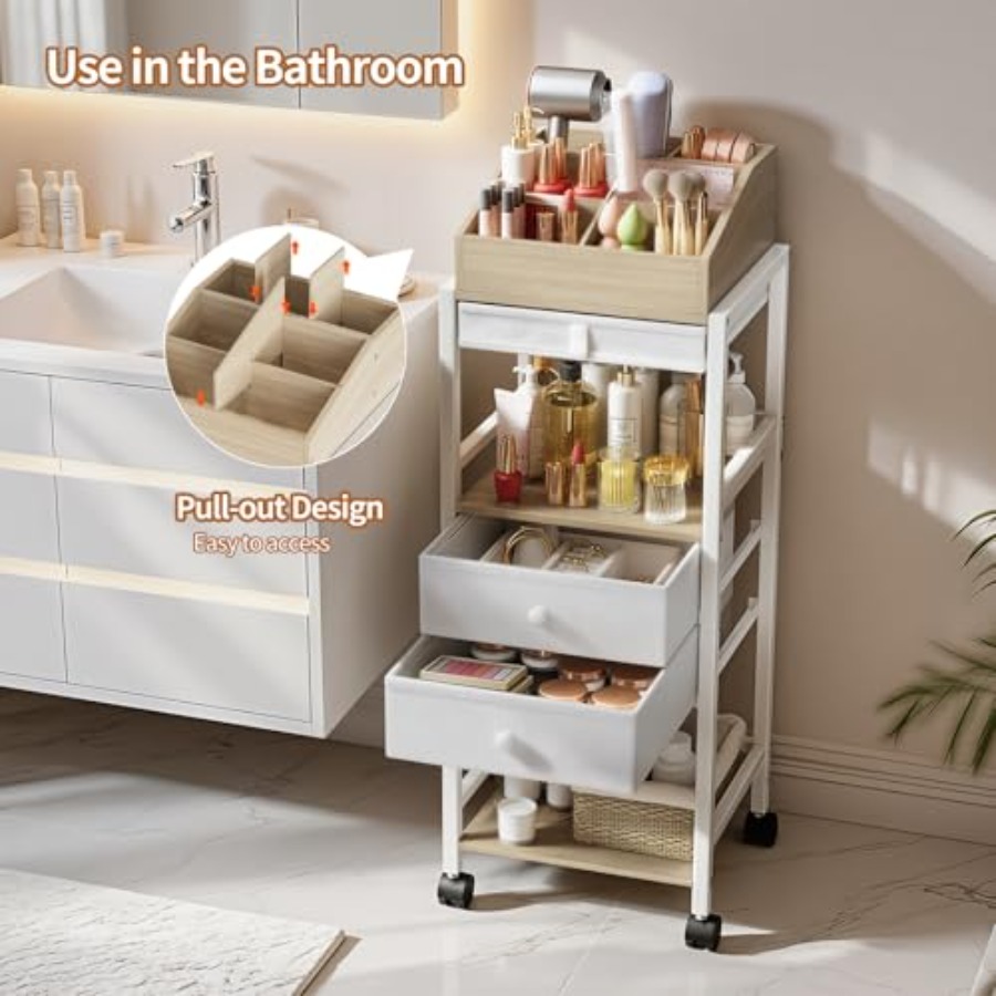 Makeup Organizer Cart Floor Sk - Skincare You reseña y precio