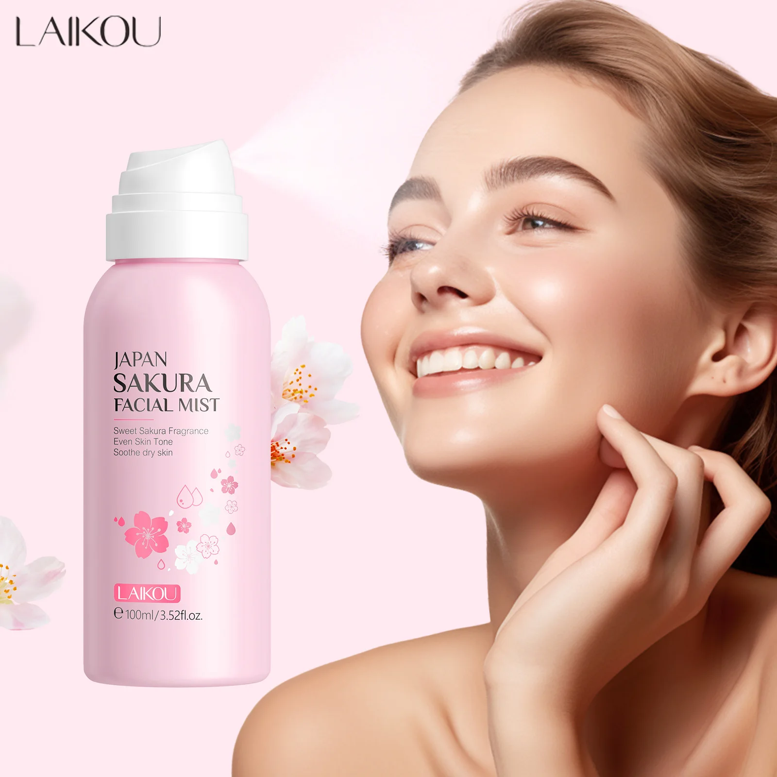 LAIKOU Sakura Facial Mist Brig - Skincare Niacinamide reseña y precio