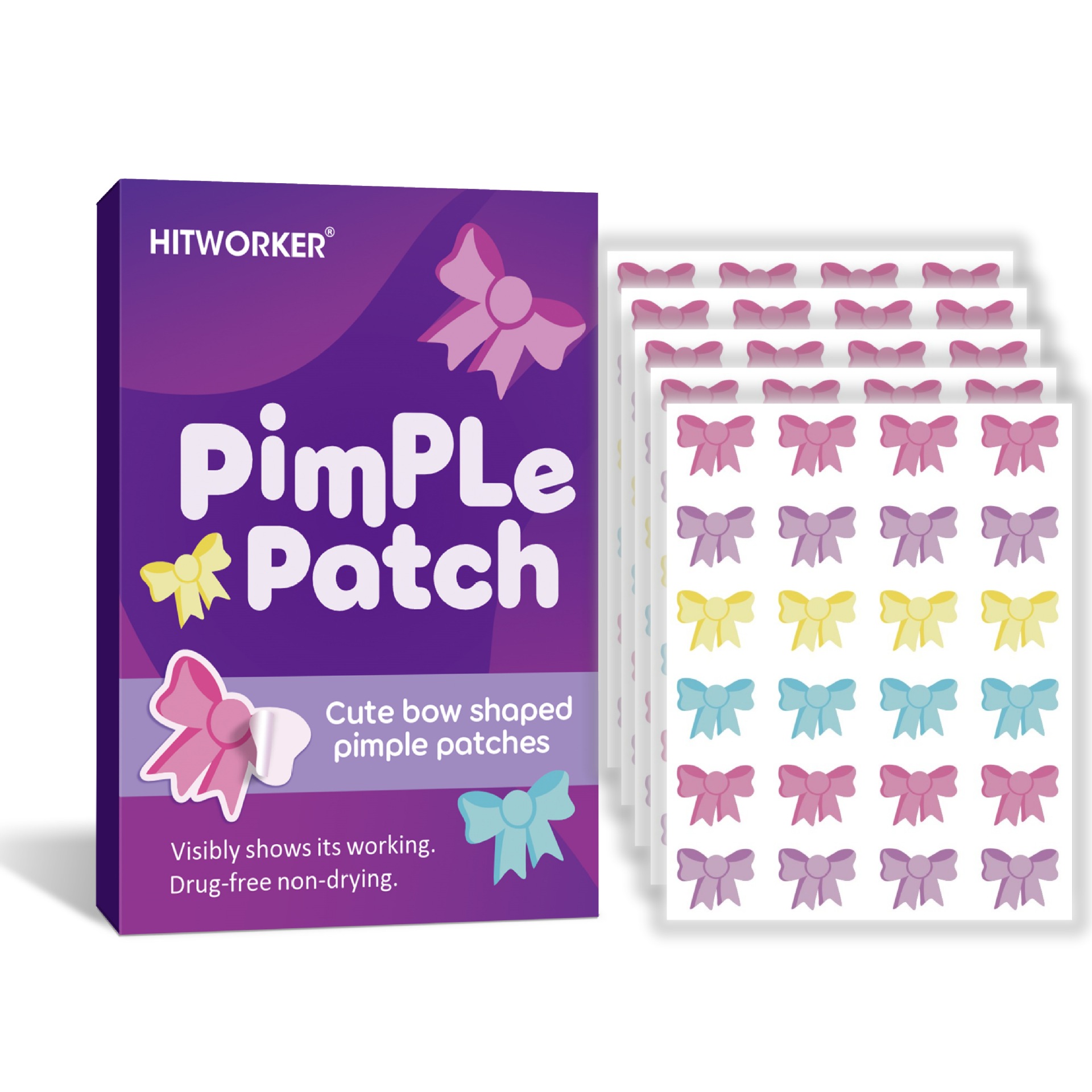 120Pcs Bow Shaped Acne Pimple  - Skincare You reseña y precio