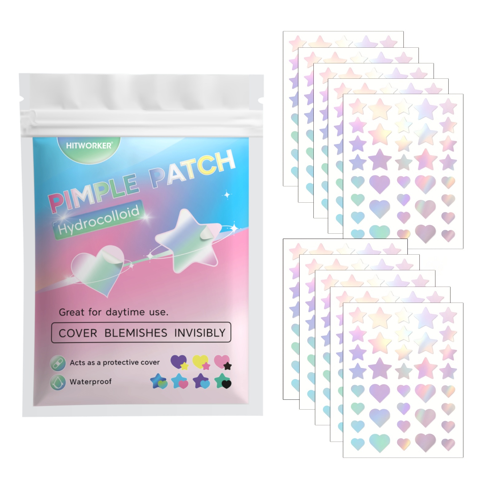 360pcs Colorful Acne Patches – - Skincare You reseña y precio