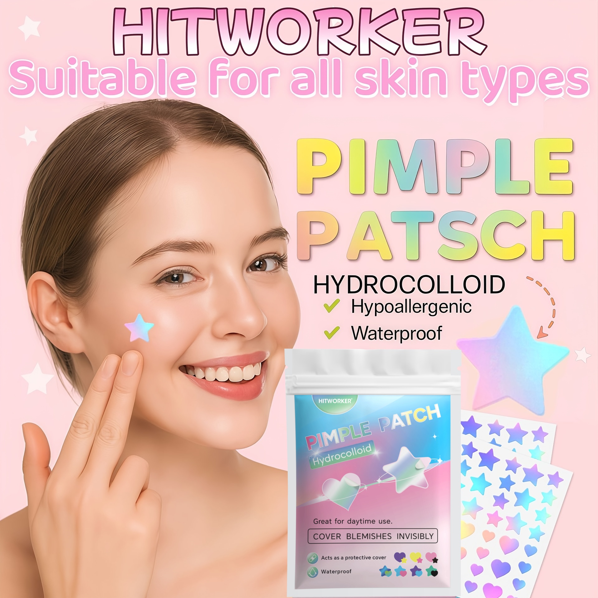360pcs Colorful Acne Patches – - Skincare You reseña y precio