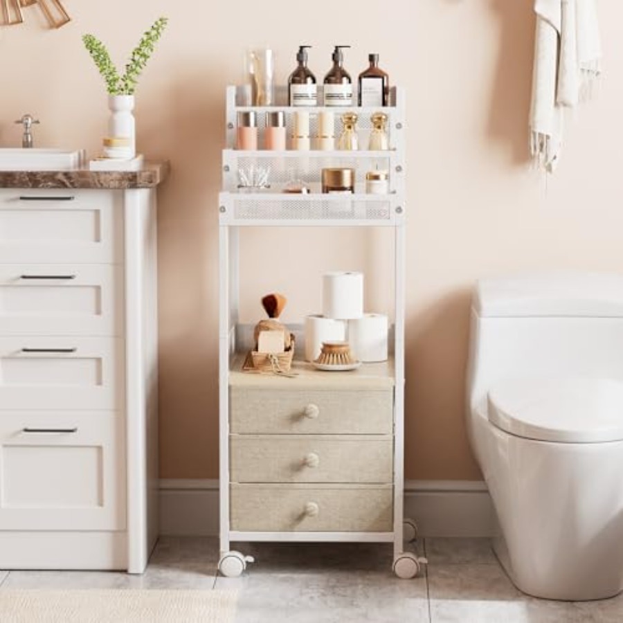 Makeup Organizer Storage Cart  - Skincare You reseña y precio
