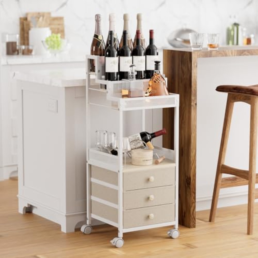Makeup Organizer Storage Cart  - Skincare You reseña y precio