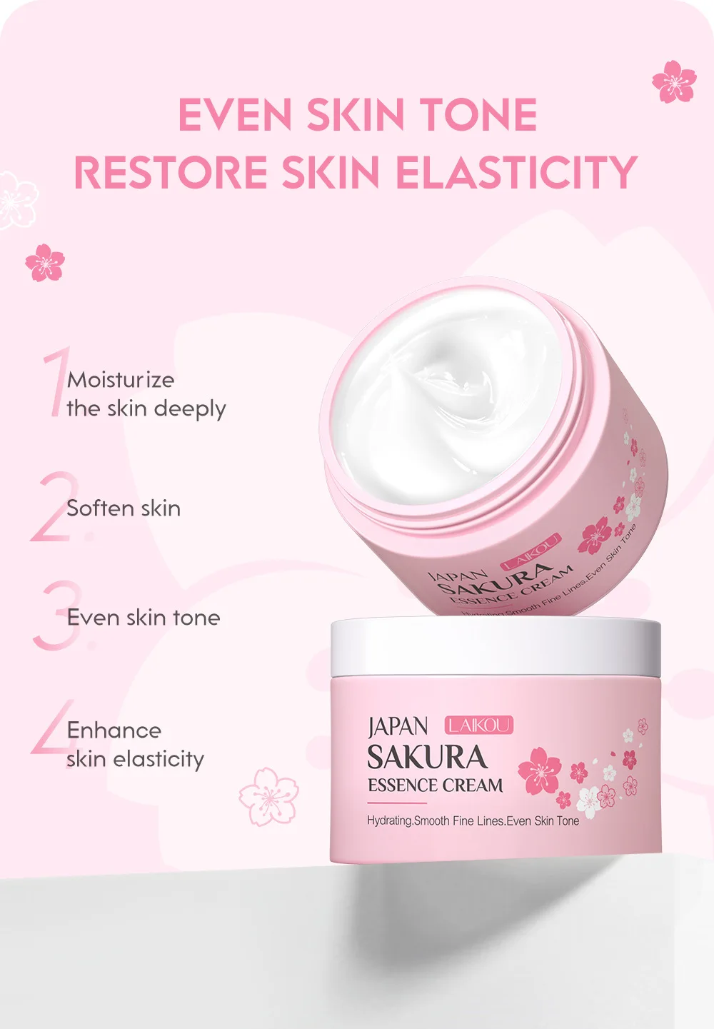 LAIKOU Japan Sakura Essence Cr - Skincare Niacinamide reseña y precio
