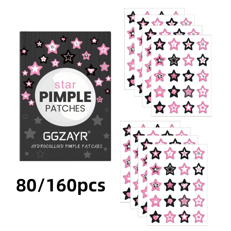 80/160pcs Star Acne Patch Set  - Skincare You reseña y precio