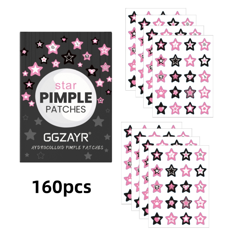 80/160pcs Star Acne Patch Set  - Skincare You reseña y precio