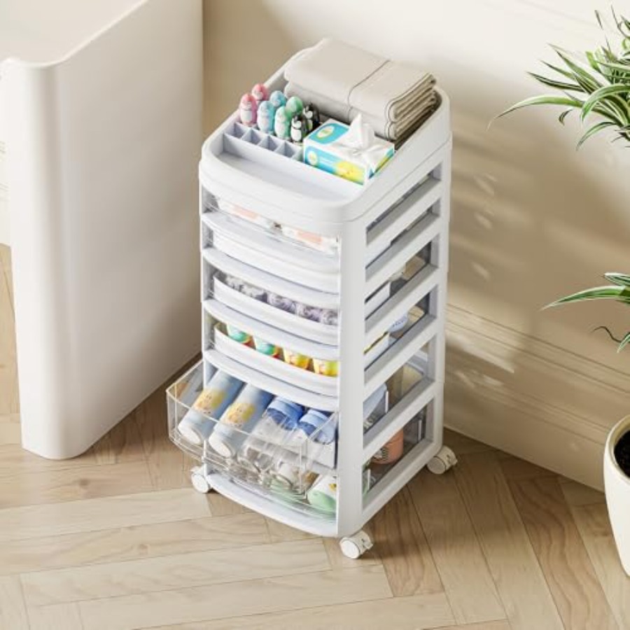 Rolling Cart with 6 Drawers Cl - Skincare You reseña y precio