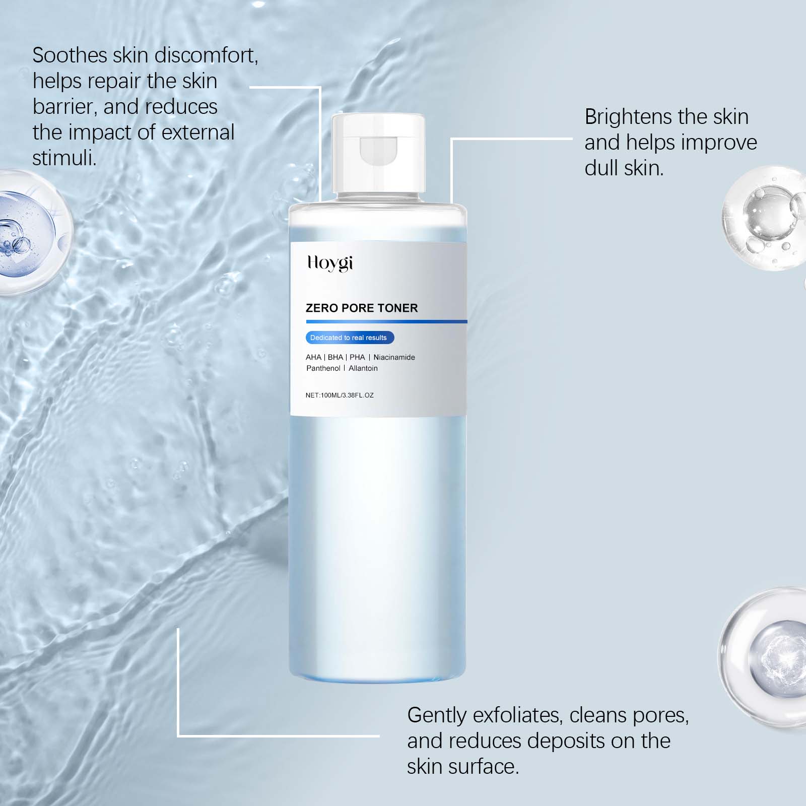 HOYGI Glycolic Acid Toning Sol - Centella Asiatica Toner reseña y precio