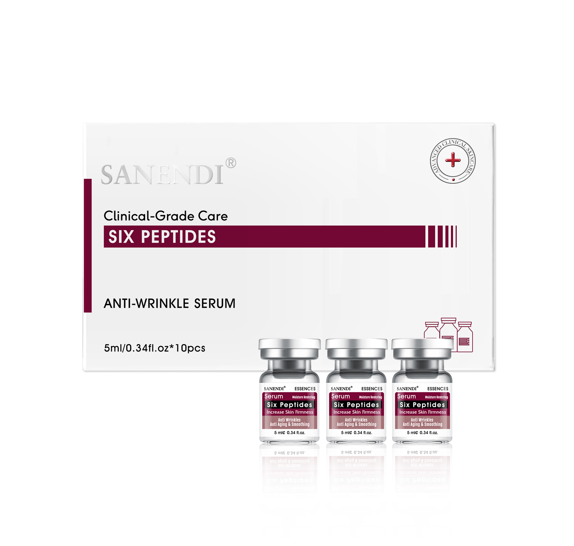 10pcs/Box Six Peptide Ampoule  - Coenzyme Q10 Cream reseña y precio