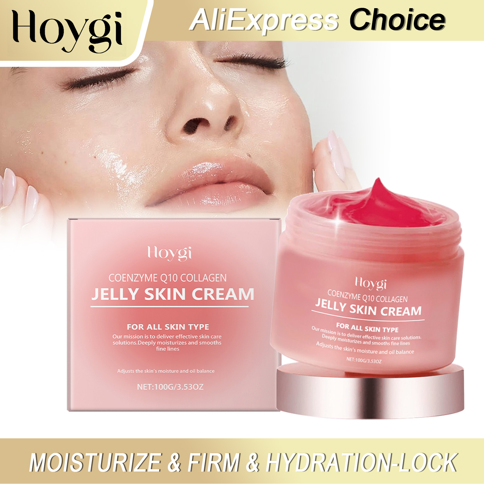 HOYGI Collagen Jelly Face Crea - Coenzyme Q10 Cream reseña y precio