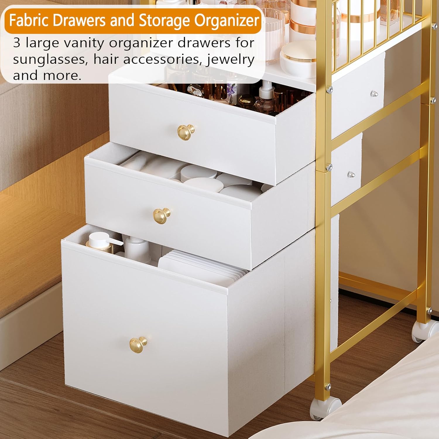 Makeup Cart Organizer with Mir - Skincare You reseña y precio