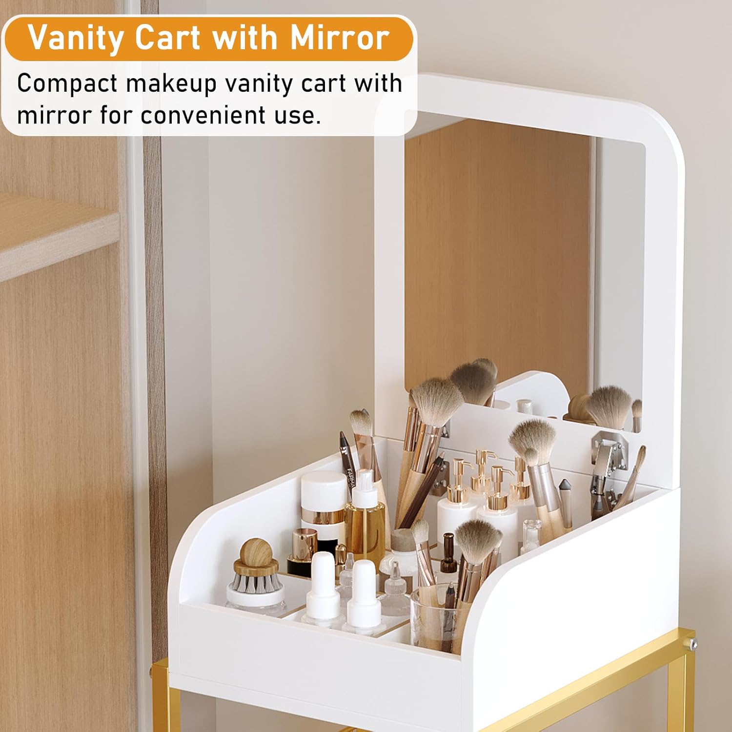 Makeup Cart Organizer with Mir - Skincare You reseña y precio