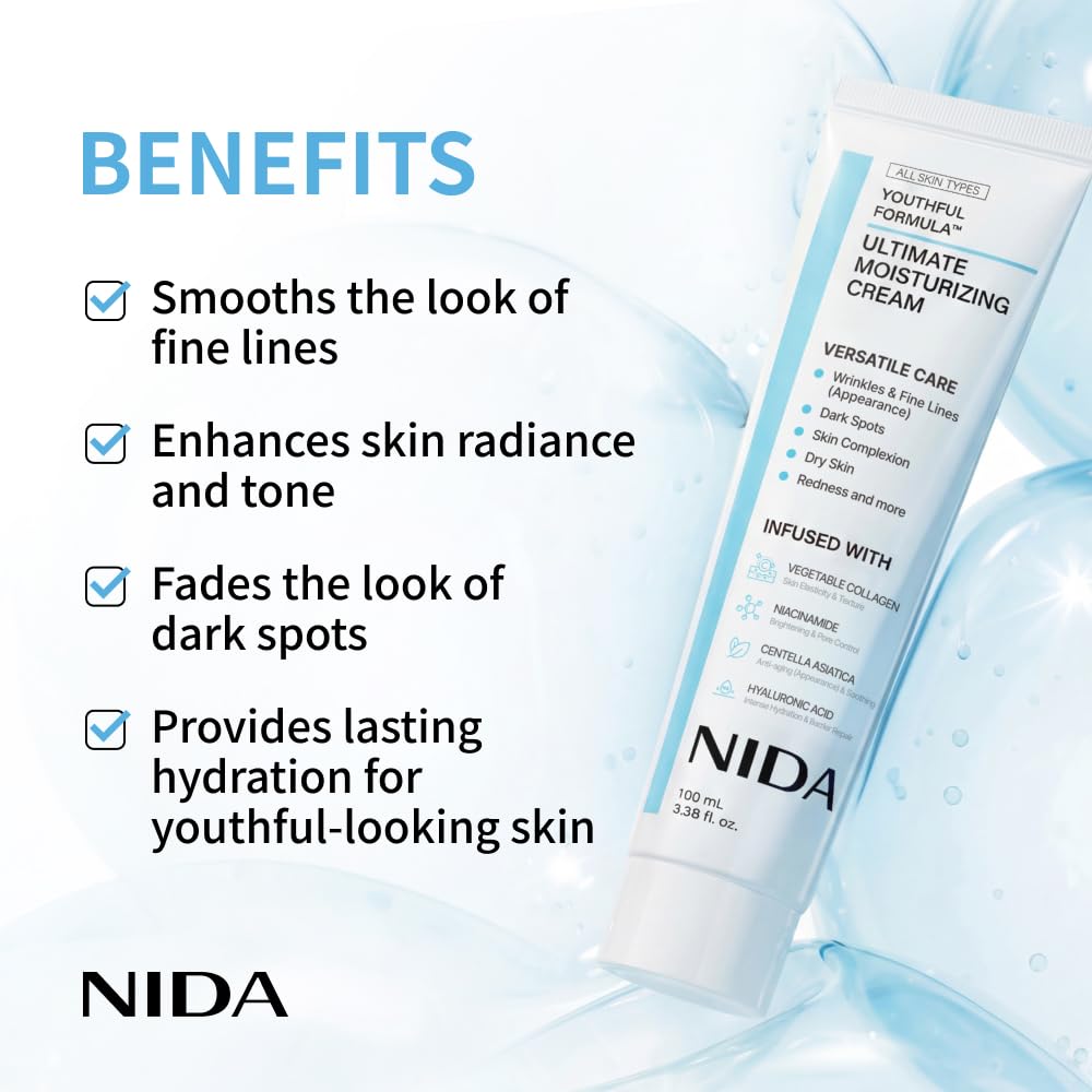NIDA Moisturizing Cream+Sunscr - Skincare Centella reseña y precio