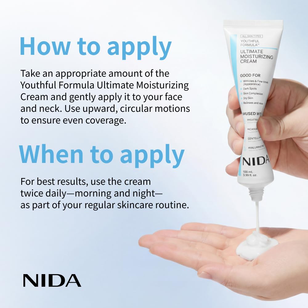 NIDA Moisturizing Cream+Sunscr - Skincare Centella reseña y precio