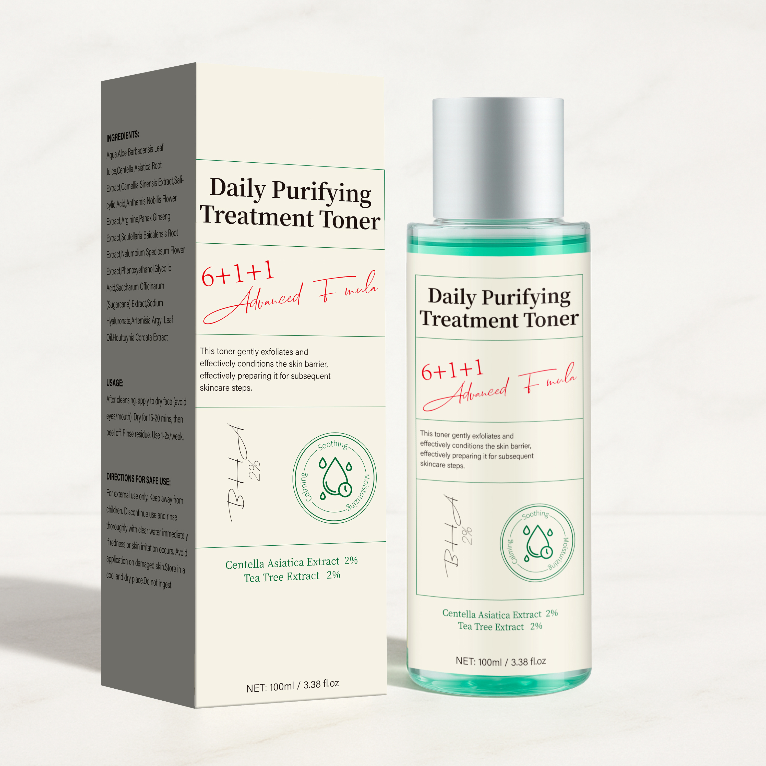 Daily Purifying Treatment Tone - Centella Asiatica Toner reseña y precio