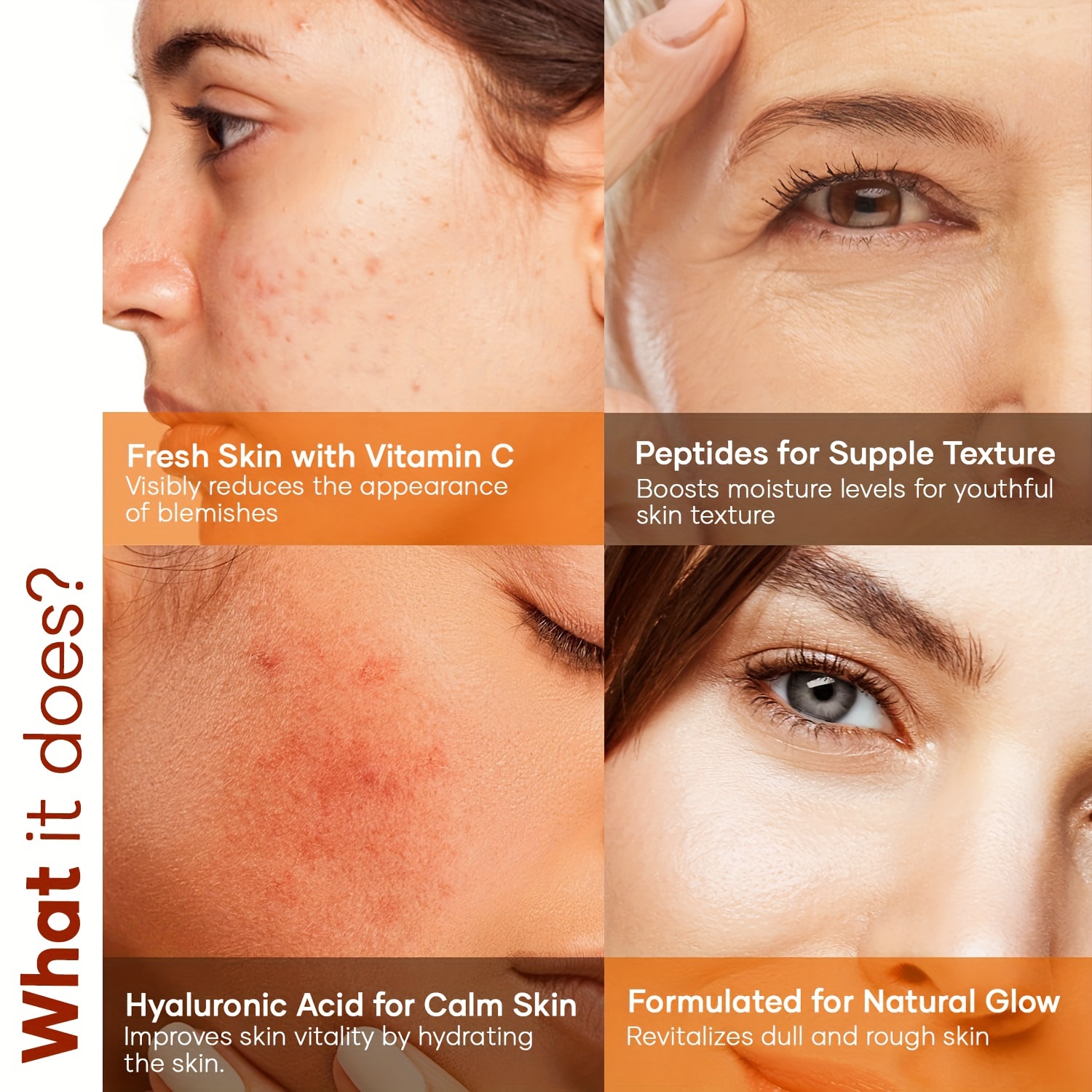 Vitamin C Serum for Face Enhan - Coenzyme Q10 Cream reseña y precio