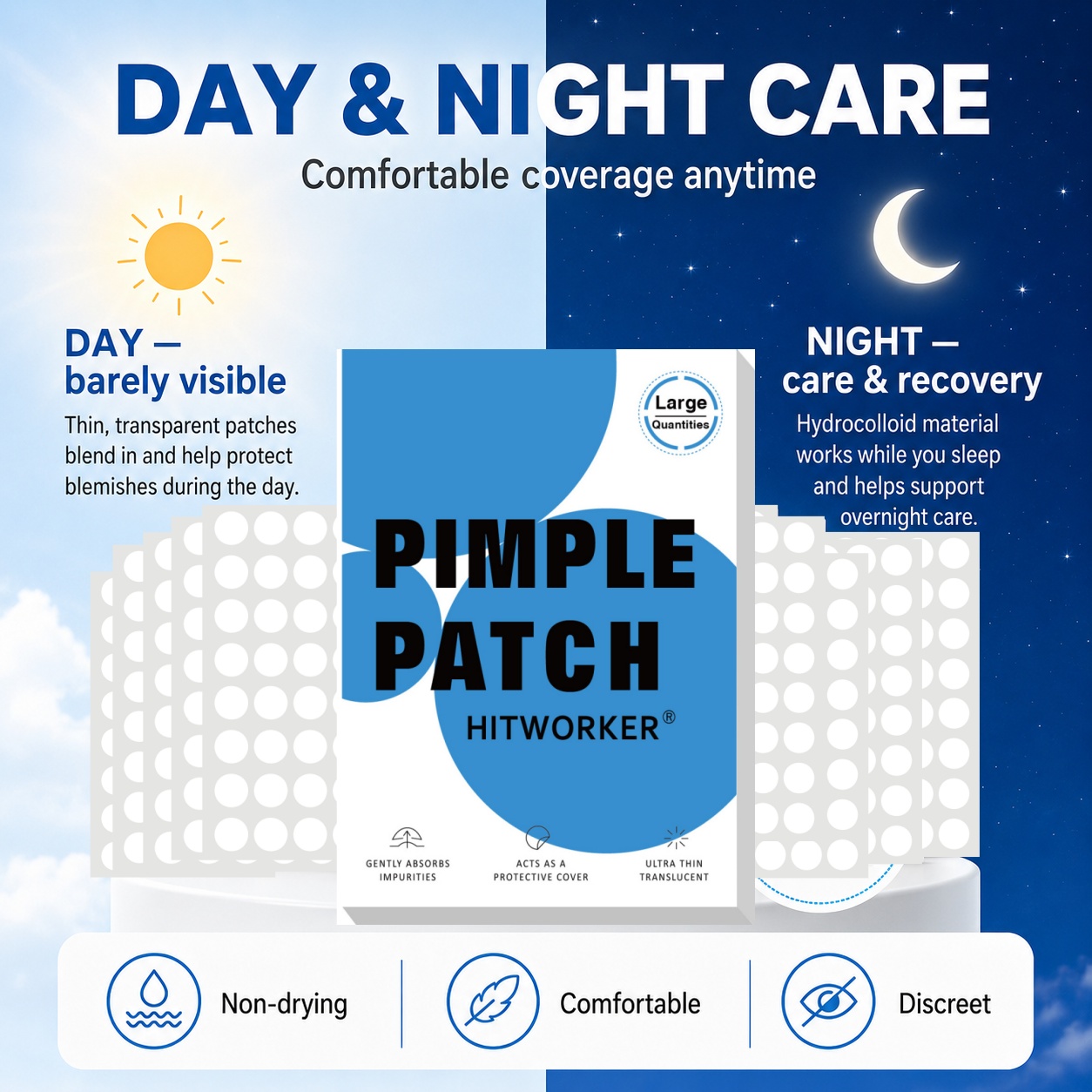 800Pcs Hydrocolloid Acne Pimpl - Skincare You reseña y precio