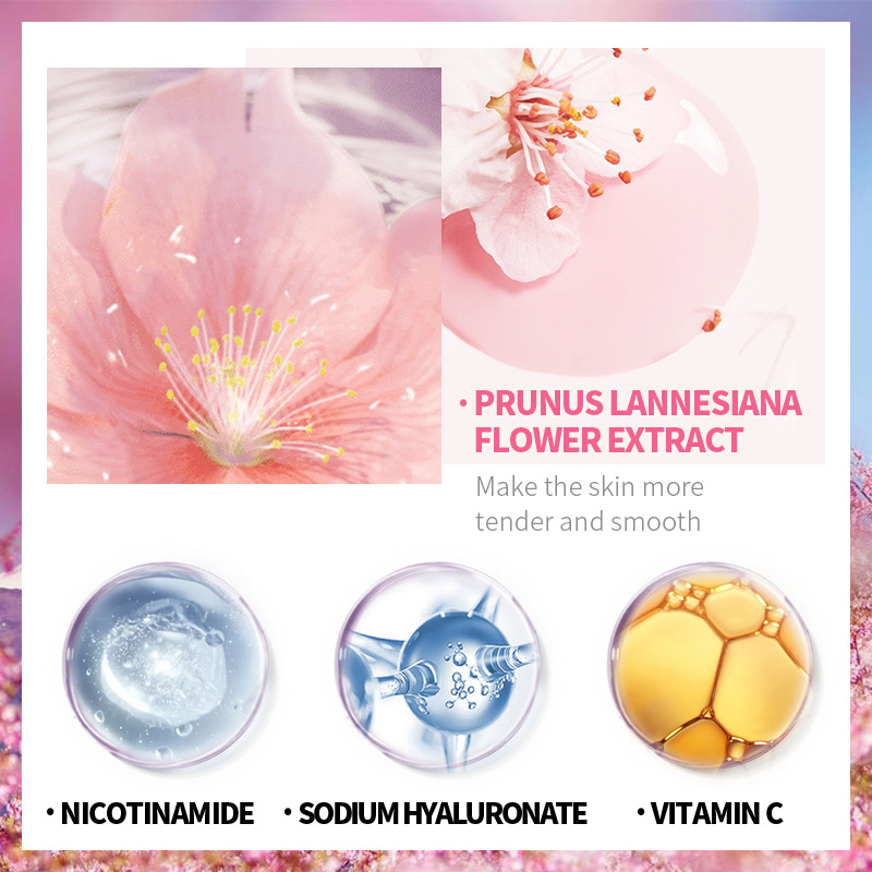 LAIKOU 8Pcs Sakura Facial Skin - Skincare Niacinamide reseña y precio