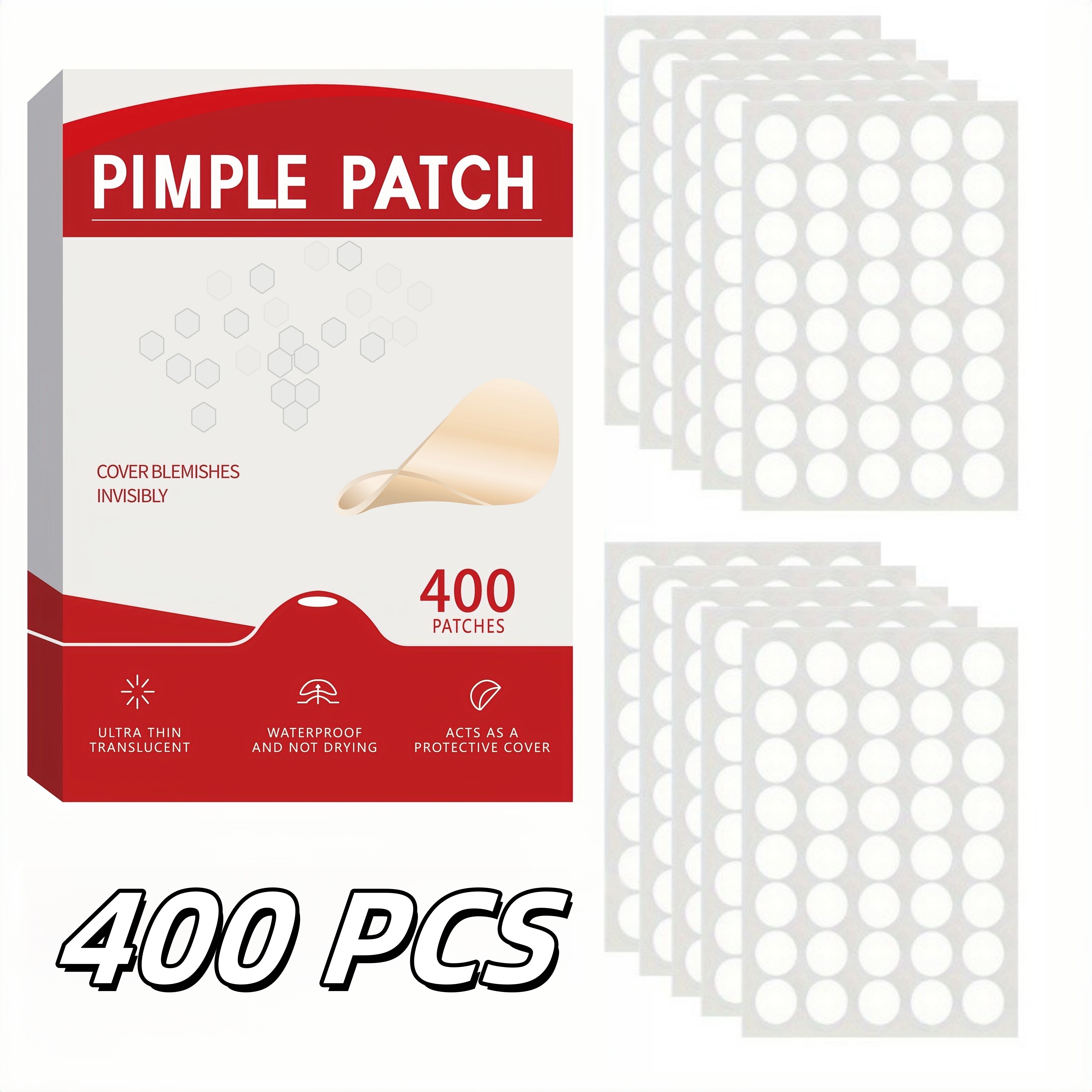 400pcs Acne Patch, Covers Pimp - Skincare You reseña y precio